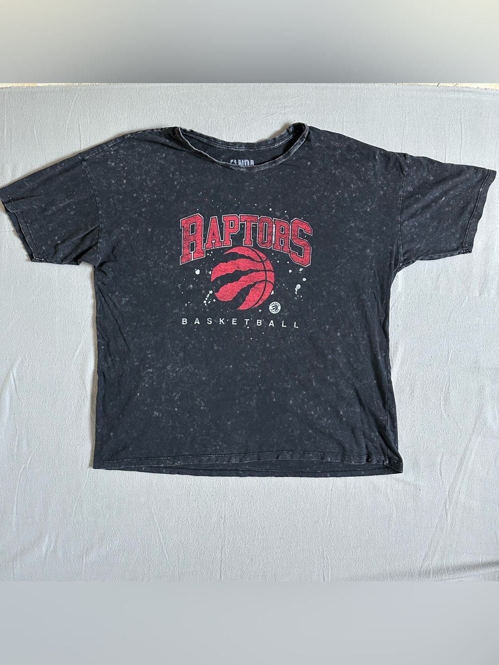 Toronto Raptors Vintage Wash T shirt NBA Basketball Graphic Tee XL